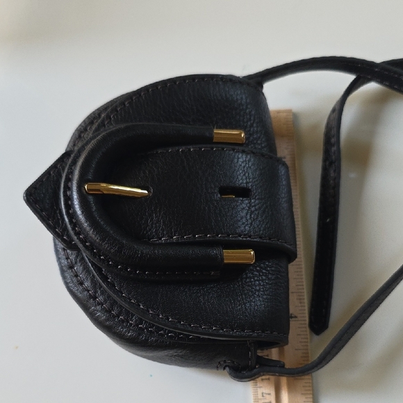 Fossil Elegant Black‎ Leather Women's MINI Bag. - Picture 6 of 15